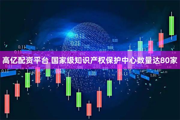 高亿配资平台 国家级知识产权保护中心数量达80家