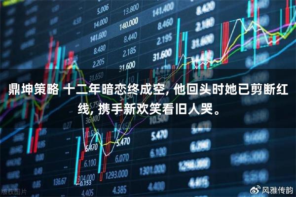鼎坤策略 十二年暗恋终成空, 他回头时她已剪断红线, 携手新欢笑看旧人哭。